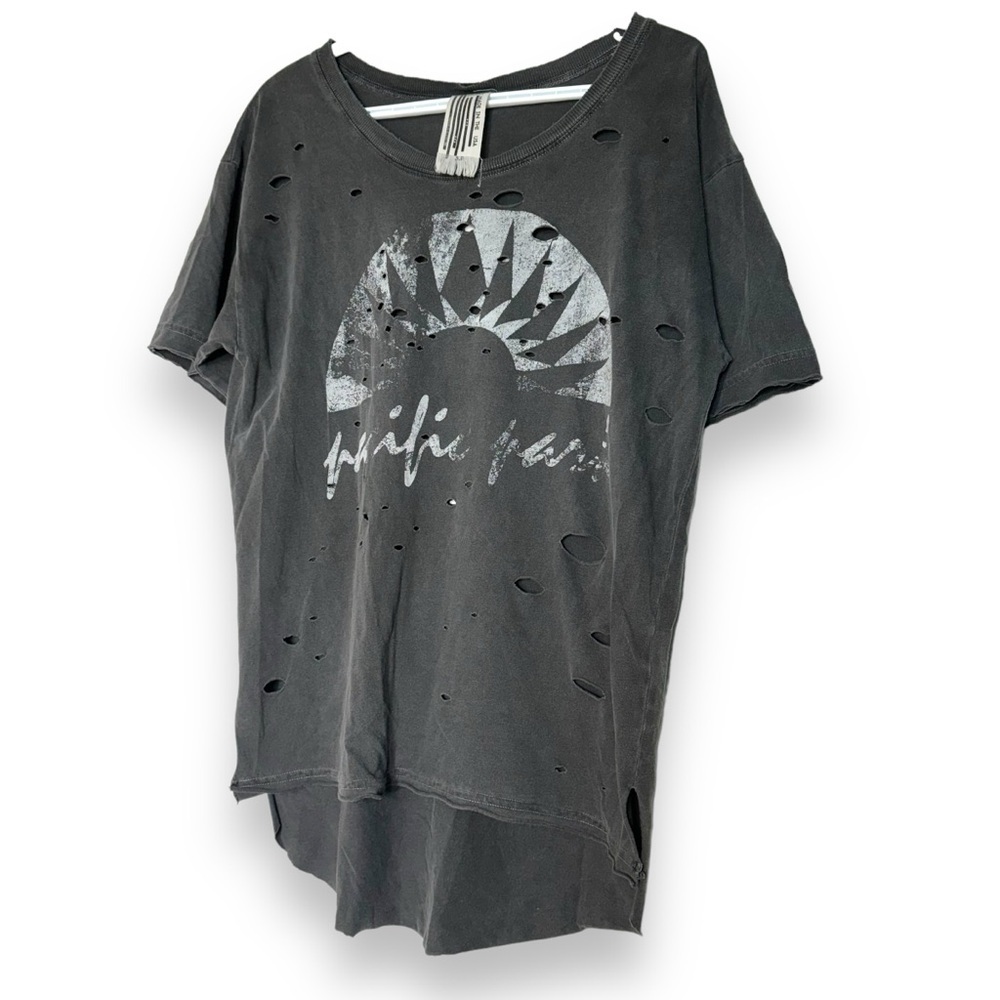 Free People Distressed Tee
